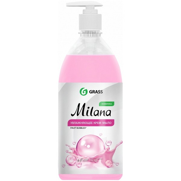Мыло жидк. Grass 1л. Milana Fruit bubbles (6)