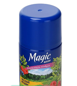 Освежитель воздуха Magic boom 250мл. Сменный блок Лесные ягоды (12)