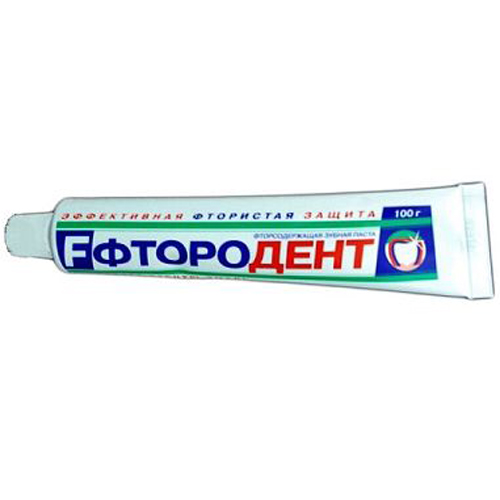 Зубн.паста Весна 100г. Фтородент без коробки 1802