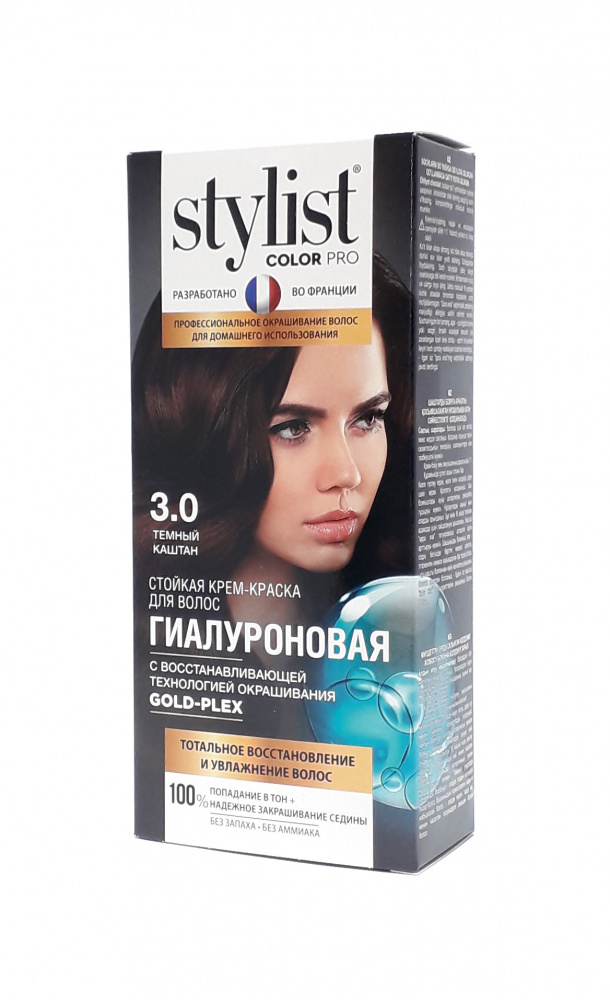 Краска д/волос STYLIST COLOR PRO 3.0 Темный каштан