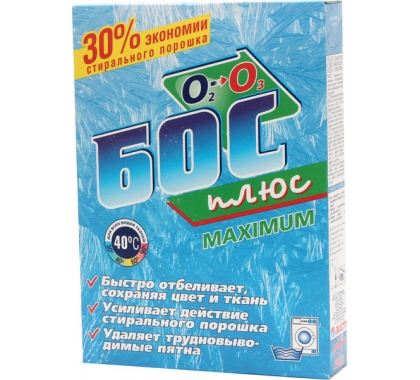 Ср-во БОС плюс 600г. Отбеливатель максимум 3в1 (30)