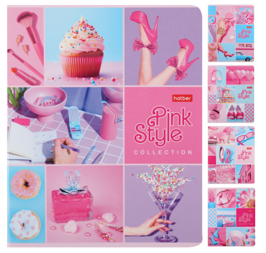 Тетрадь 48л. КЛ. Хатбер Pink style