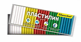 Пластилин 5цв. Silwerhof 50гр. Народная коллекция