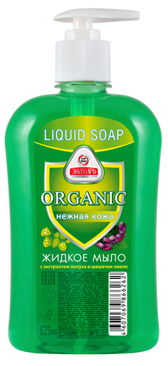 Мыло жидк. Знахарь 625мл. Organic