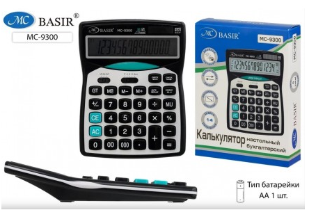 Калькулятор 14разр. Basir 20,2*15,4*4 см.