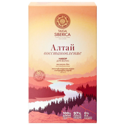 ПН/ЖЕН. TAIGA SIBERICA Алтай (шампунь 270мл.+сыворотка 170мл.)