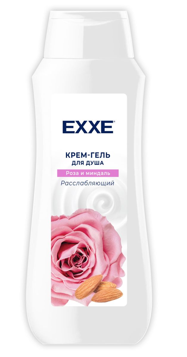 Гель для душа EXXE 400мл. Роза и миндаль Расслабляющий