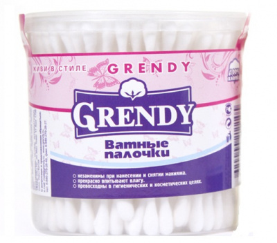 Ватные палочки Grendy 200шт. банка