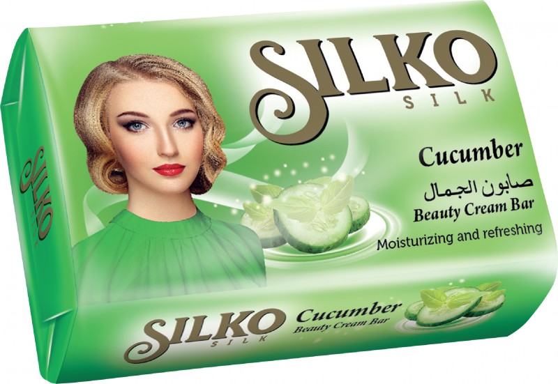 Мыло Silko Silk 140г. Огуречное (уп.6)