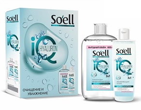 ПН/ЖЕН. SOELL Professional HYALURON AND COLLAGEN (Мицелляр. вода 250 мл+Тоник)