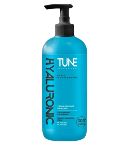 Шампунь Tune 500мл. Hyaluronic для глубокого увлажнения Дозатор (12)