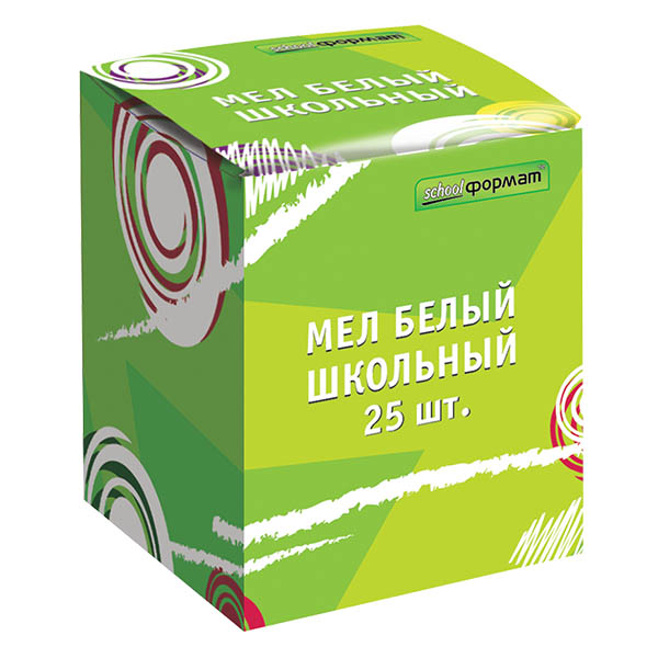 Набор мела белого (25шт.)
