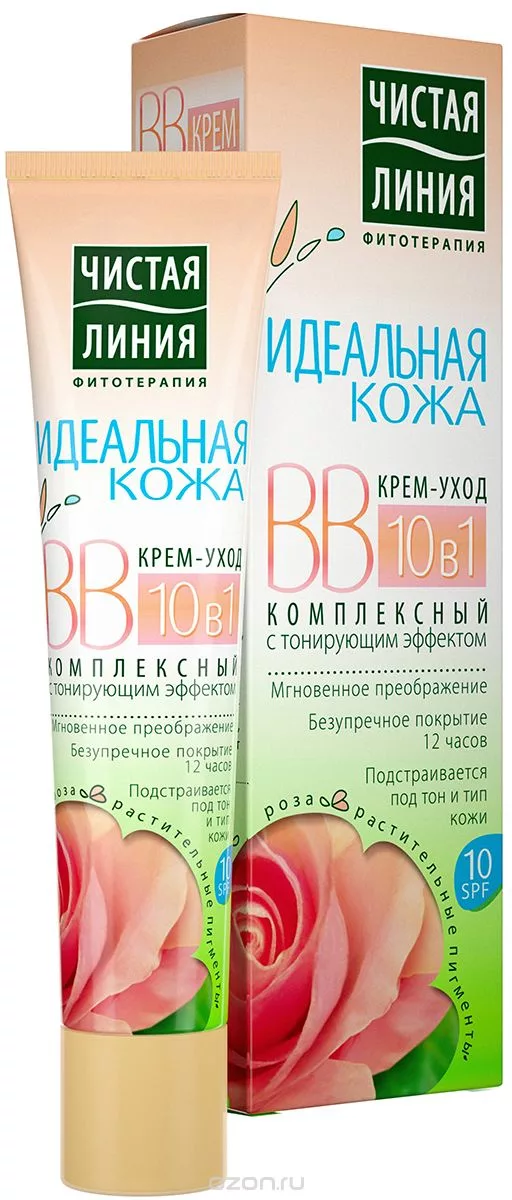 Крем Чист. линия 40мл. Идеальная кожа BB 10в1 (24)