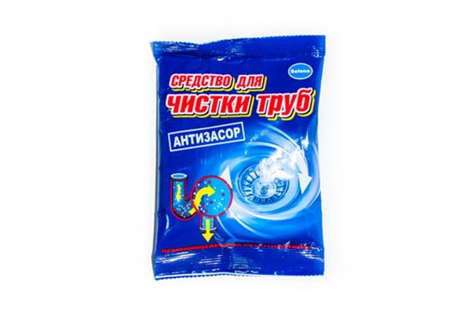 Ср-во Выгодная уборка 100гр. Антизасор ср-во д/прочистки канализ. труб