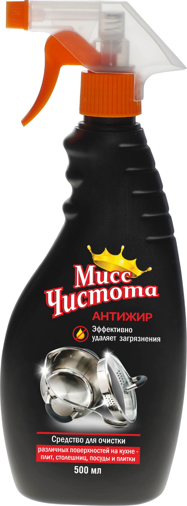 Ср-во Мисс Чистота 500мл. Антижир спрей