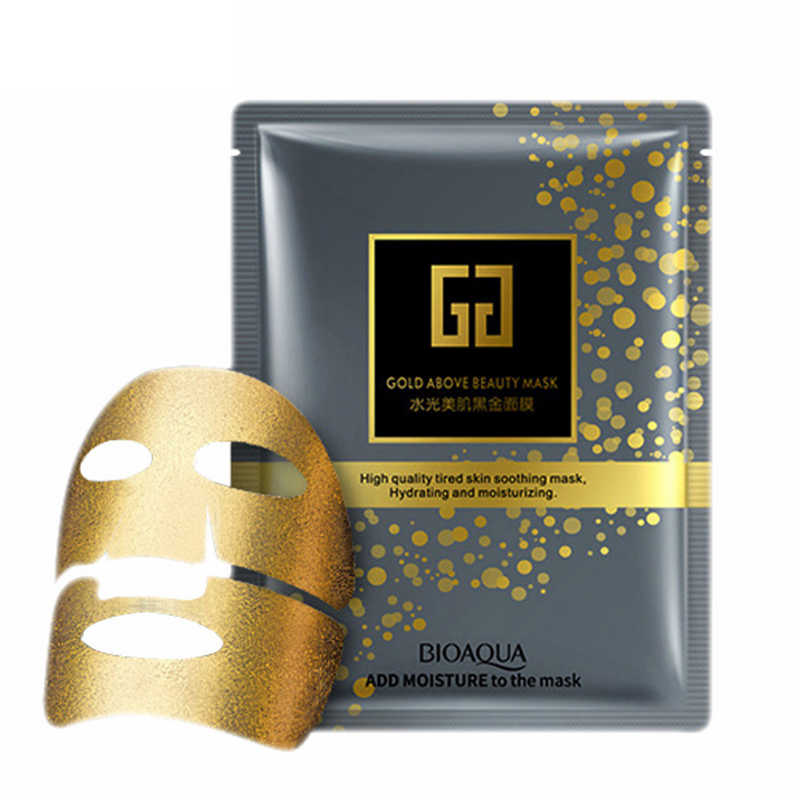 Маска д/лица Bioaqua Gold Above лифтинг-маска из золотой фольги с гиалуроновой кислотой