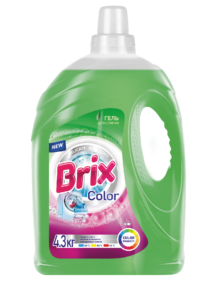 Стир.гель BRIX 4.3кг. Колор