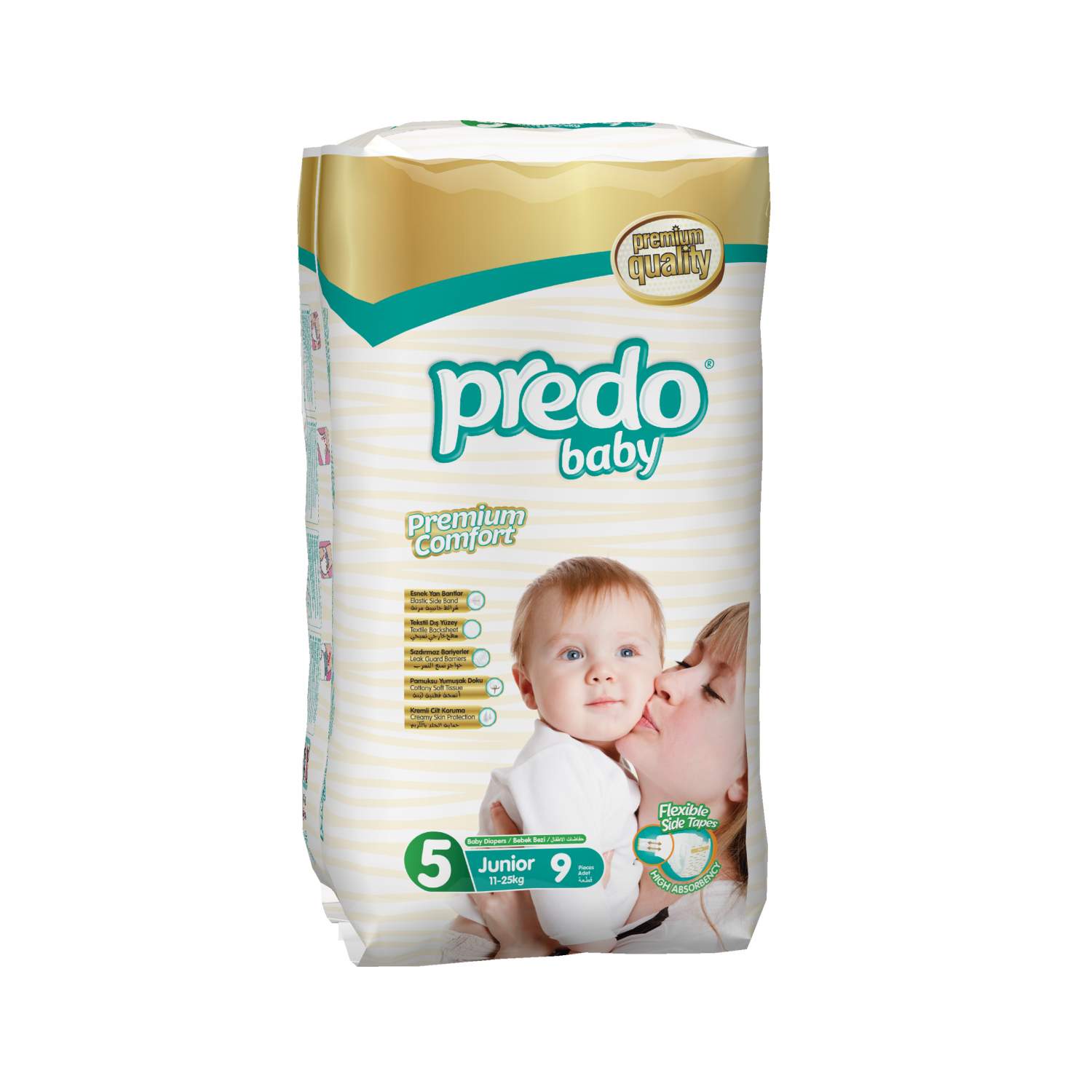 Подгузн. Predo baby --5-- 11-25кг. 9шт. Джуниор