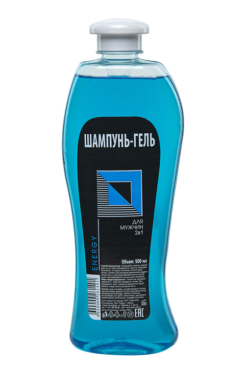 Шампунь Energy 500мл. 2в1 Гель (уп.20)