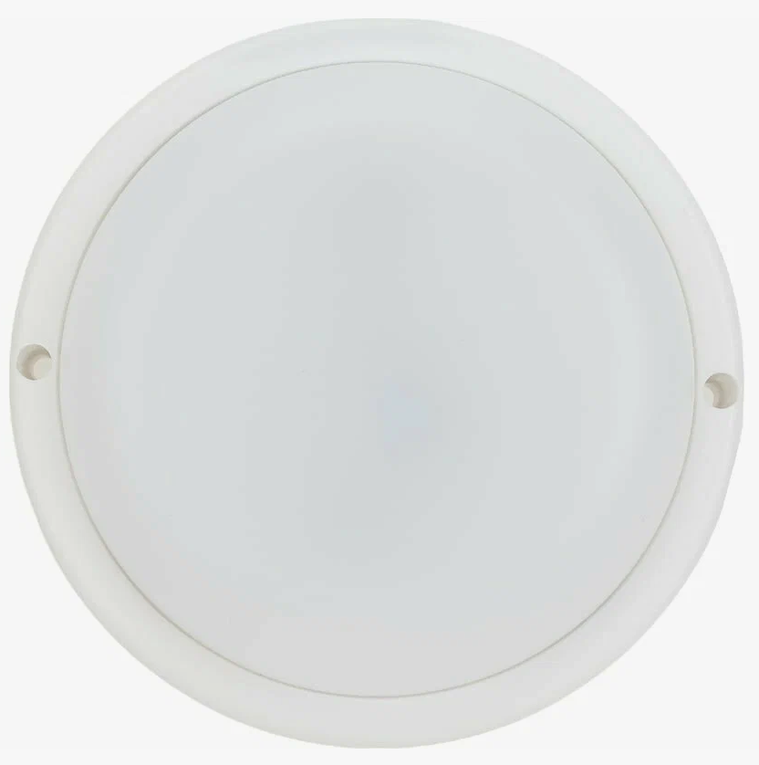 Светильник Космос св/д 15W(1350lm) 4000K 4K ЖКХ Круг белый d-140 ЭМС датч.движ. (40)