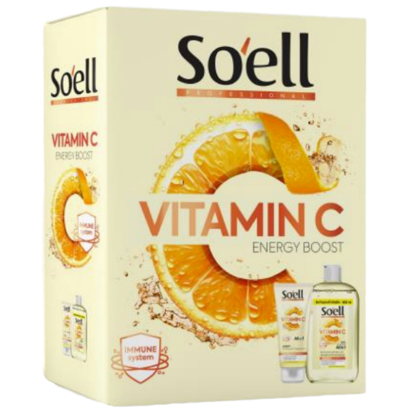 ПН/ЖЕН. SOELL ENERGY BOOST:(Мицеллярная вода 600 мл+Пенка д/умывания 120 мл)