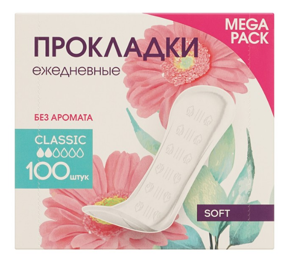 Прокладки Classic ежедн. 100шт. (12)