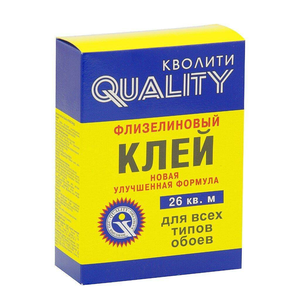 Клей обойный Quality ФЛИЗЕЛИНОВЫЙ 200гр. коробка