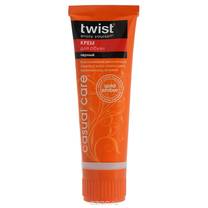 Крем для обуви Twist Casual 50мл. черн. туба