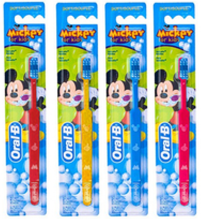 Зубная щетка ОралБи Mickey for Kids 20 мягкая (уп12шт)
