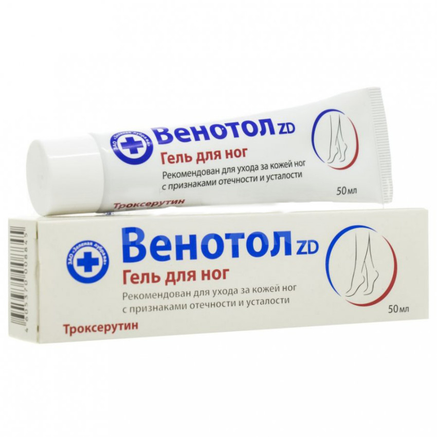 Гель Зеленая дубрава 50мл. д/ног Венотол ZD