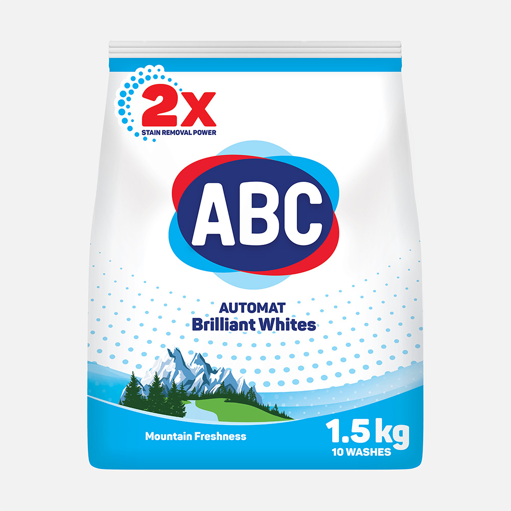 Стир.порошок ABC авт. 1,5кг Свежесть гор