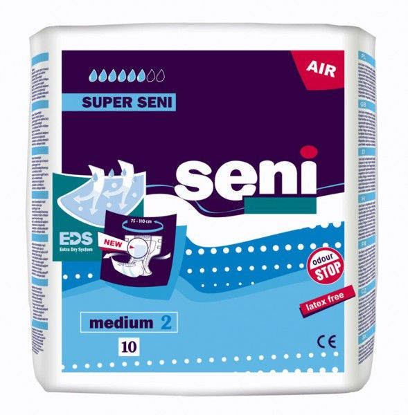 Подгузн. Seni Basic Air medium 10шт.