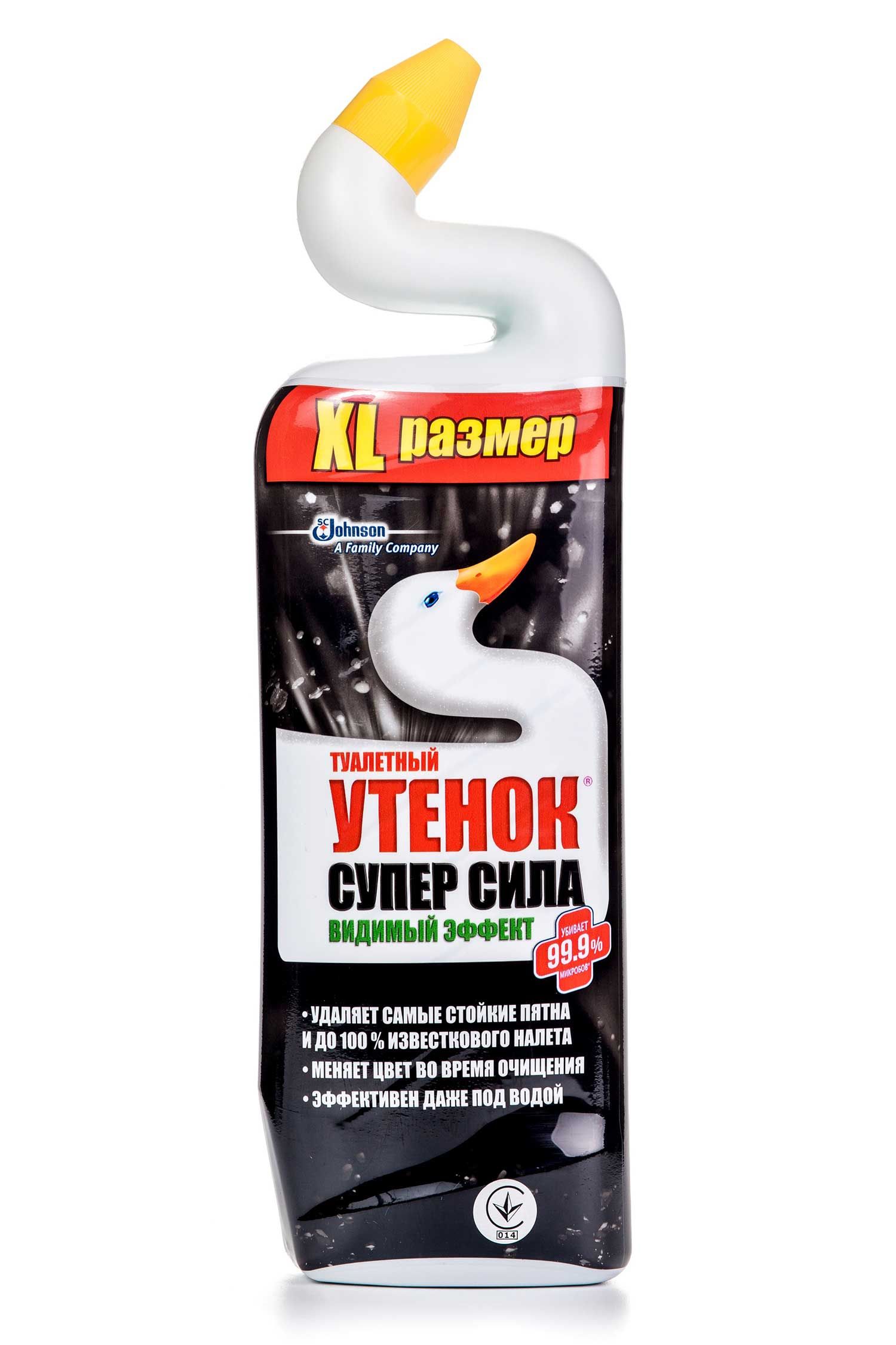 Ср-во Туалетный утенок 900мл. д/туалета Видимый эффект (12)