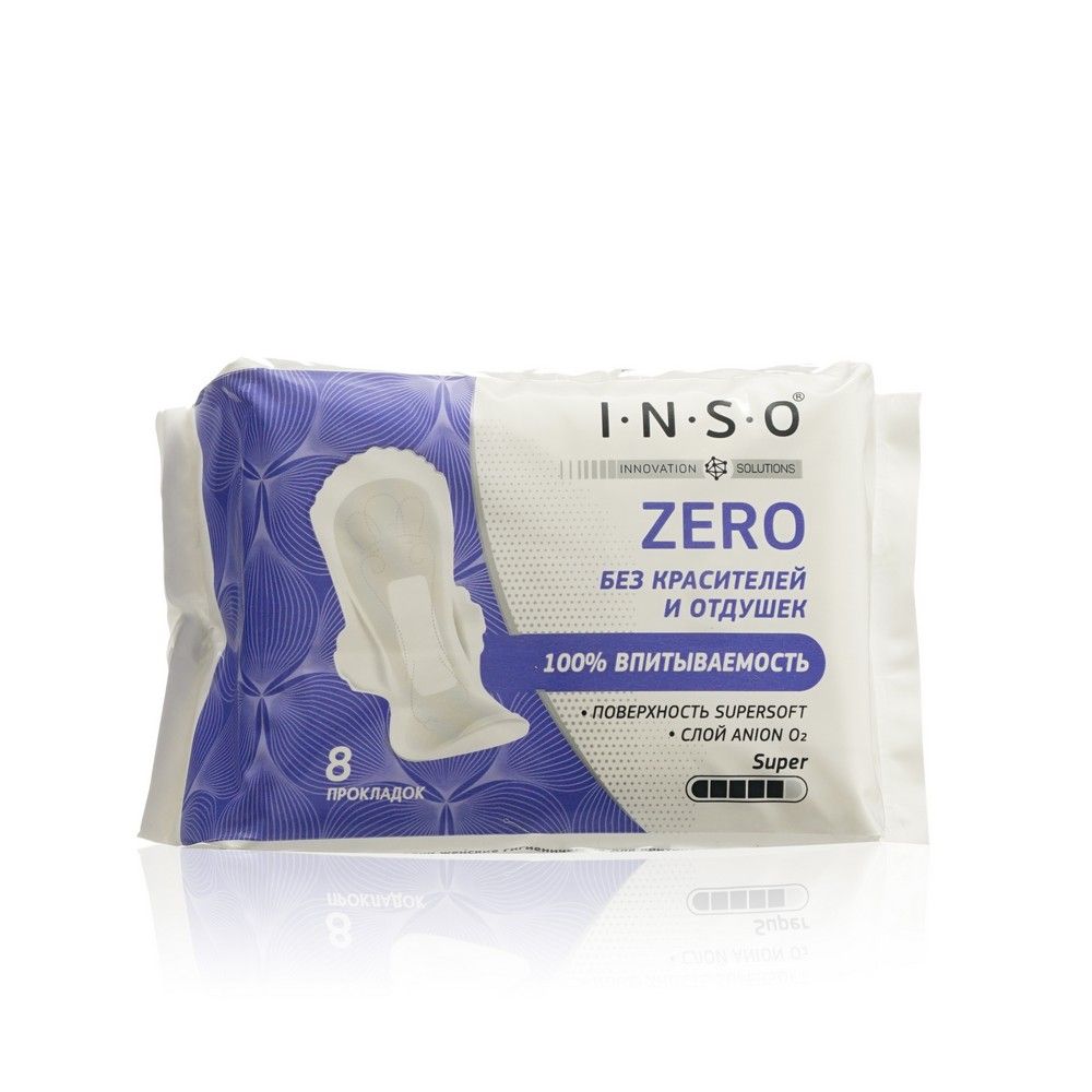 Прокладки INSO Zero крит. супер 8шт.