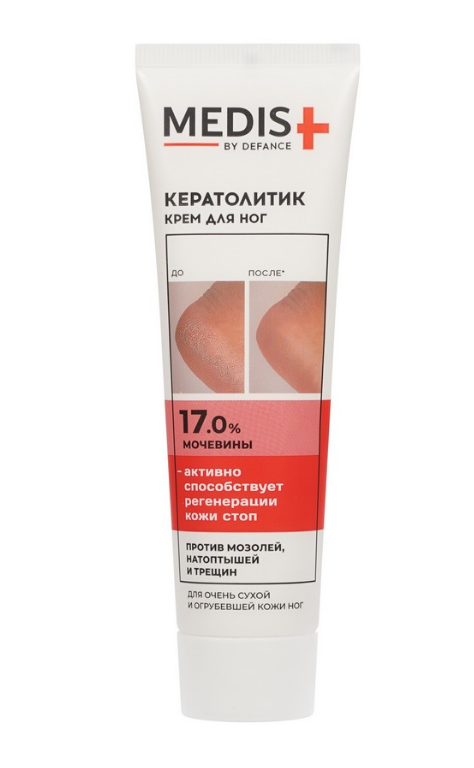 Крем Medis 100мл. д/ног Кератолитик против трещин (30)