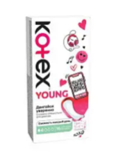 Прокладки Kotex ежедн. Young 16шт. (16)