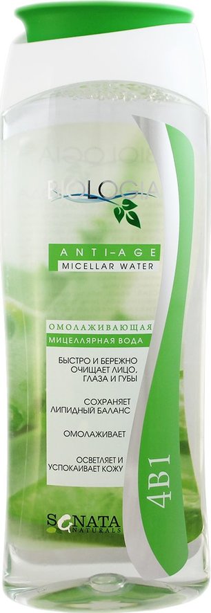Мицеллярная вода Саната BIOLOGIA 400мл. Омолаживающая