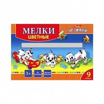 Набор мела цветного 9шт. Хатбер