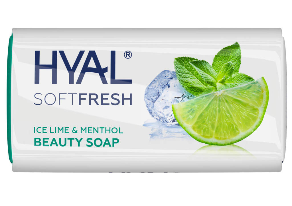Мыло HYAL 140г. Ice lime and mentol (48)
