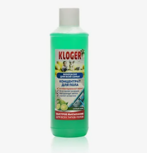 Ср-во Kloger 950мл. Active д/пола Сочный лайм (6)