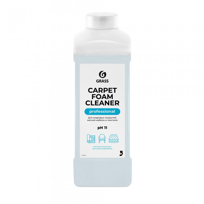 Ср-во Grass 1л. Carpet Foam Cleaner Prof pH11 д/ковров (12)