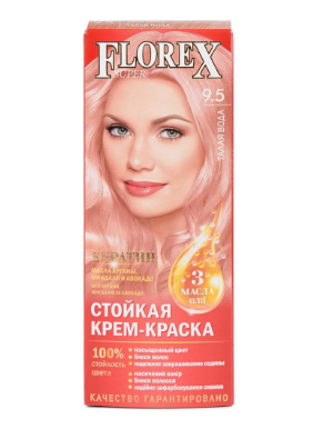 Краска д/волос FLOREX-SUPER 9.5 Талая вода (30)