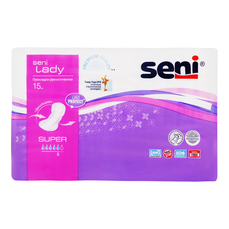 Прокладки Белла Seni Lady 15шт super урологические (16)