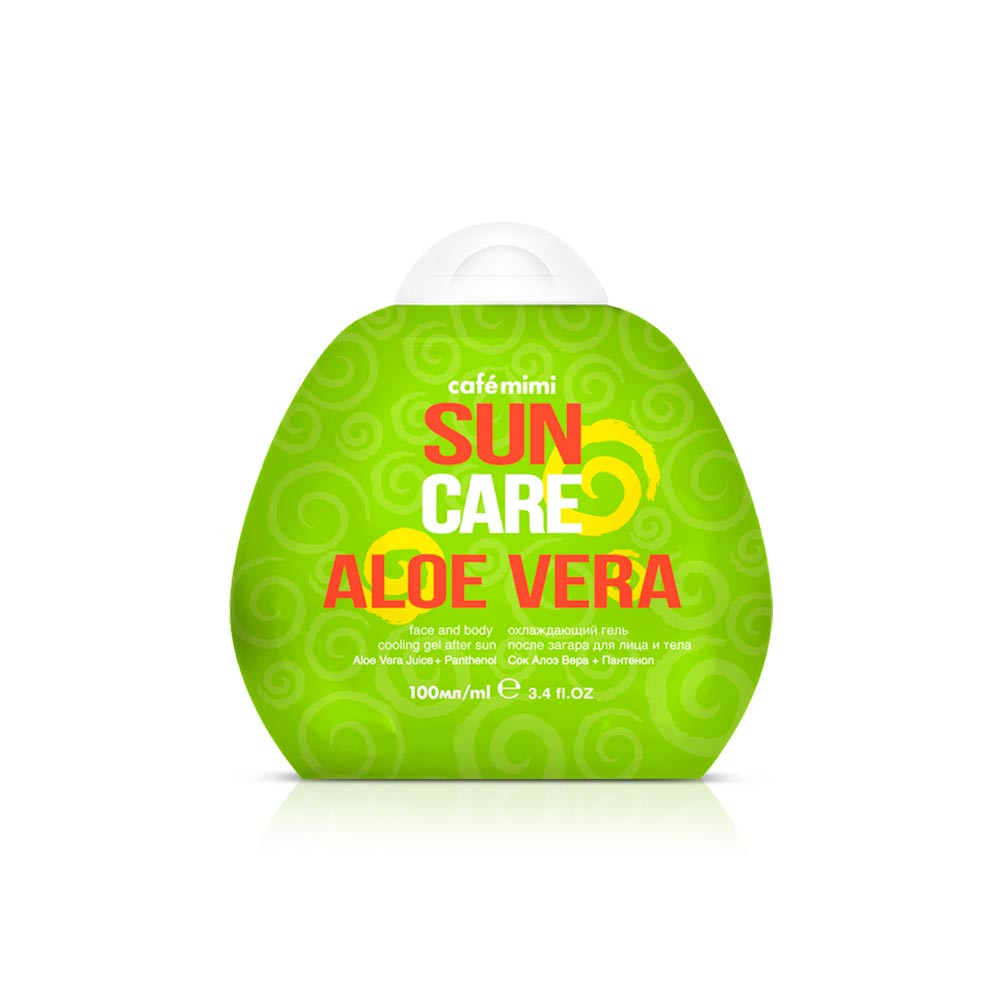 Гель Cafe Mimi 100мл. д/лица и тела Aloe Vera после загара***