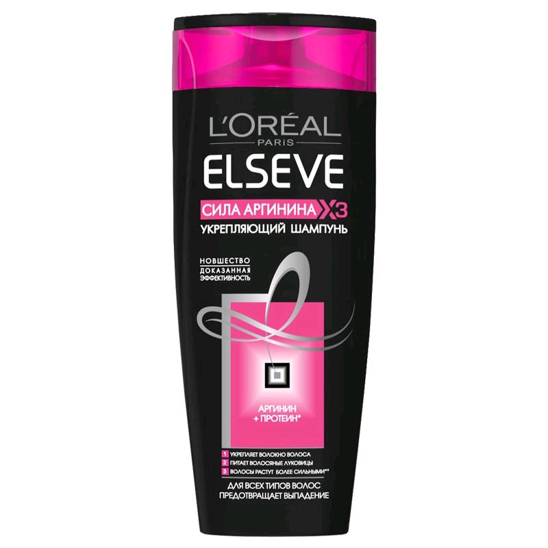 Шампунь Loreal Elseve 400мл. Сила аргинина