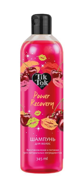 Шампунь TIK TOK GIRL 360мл. power recovery Восстановление и питание Flower power