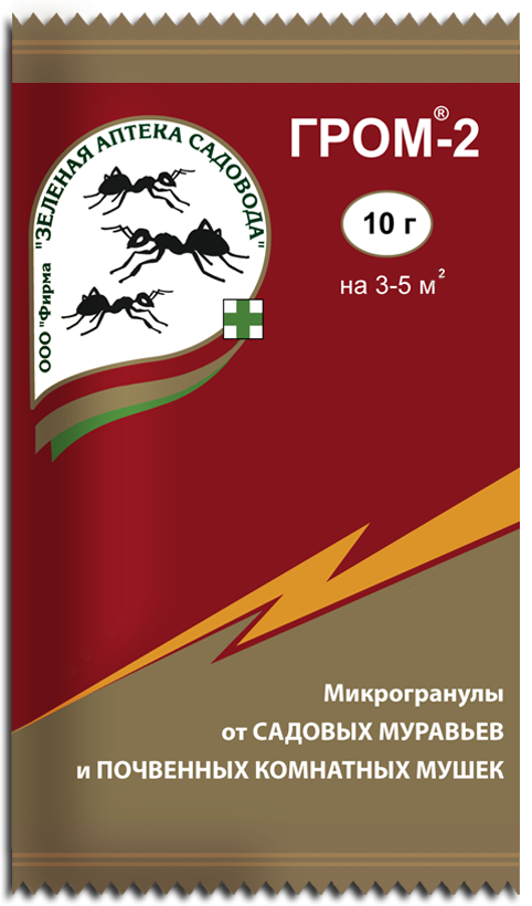 Инсектицид от муравьев Гром-2 10гр. 01-376 (200)