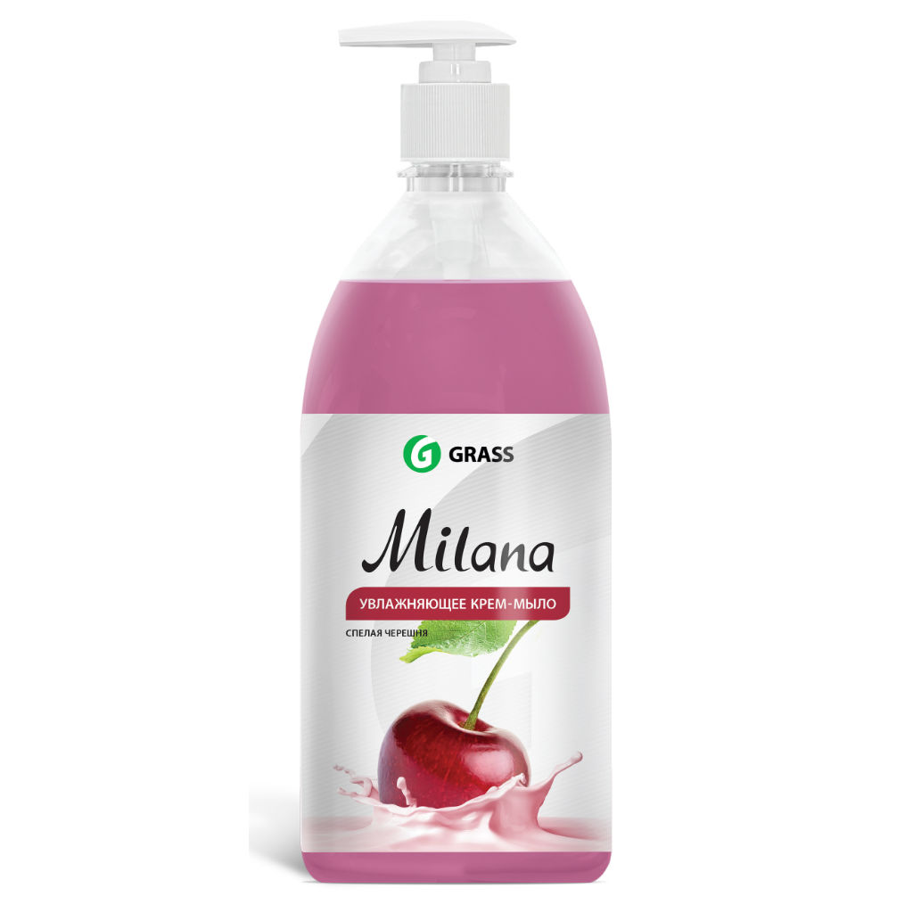 Мыло жидк. Grass 1л. Milana Спелая черешня (6)