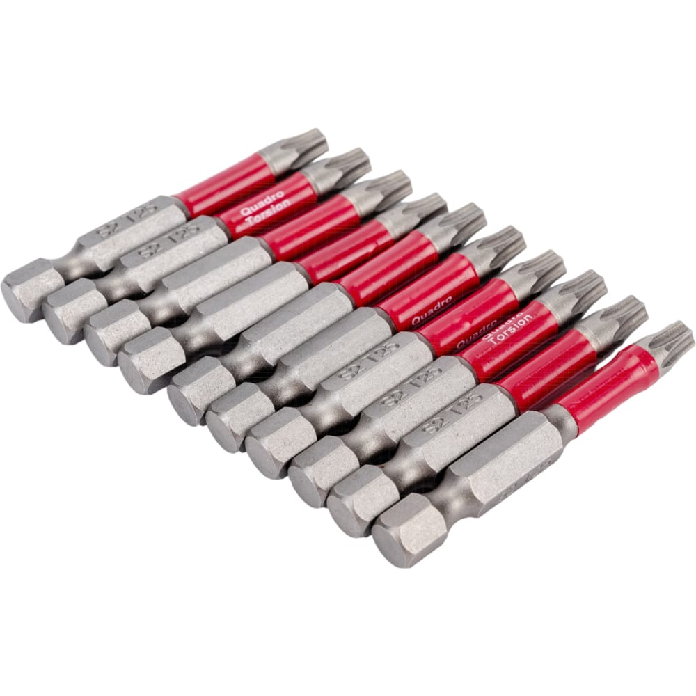 Биты Torx 25*50мм. Quadro Torison намагн. (уп.10)