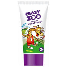 Зубн.паста Весна 50г. Crazy Zoo Яблоко 8051